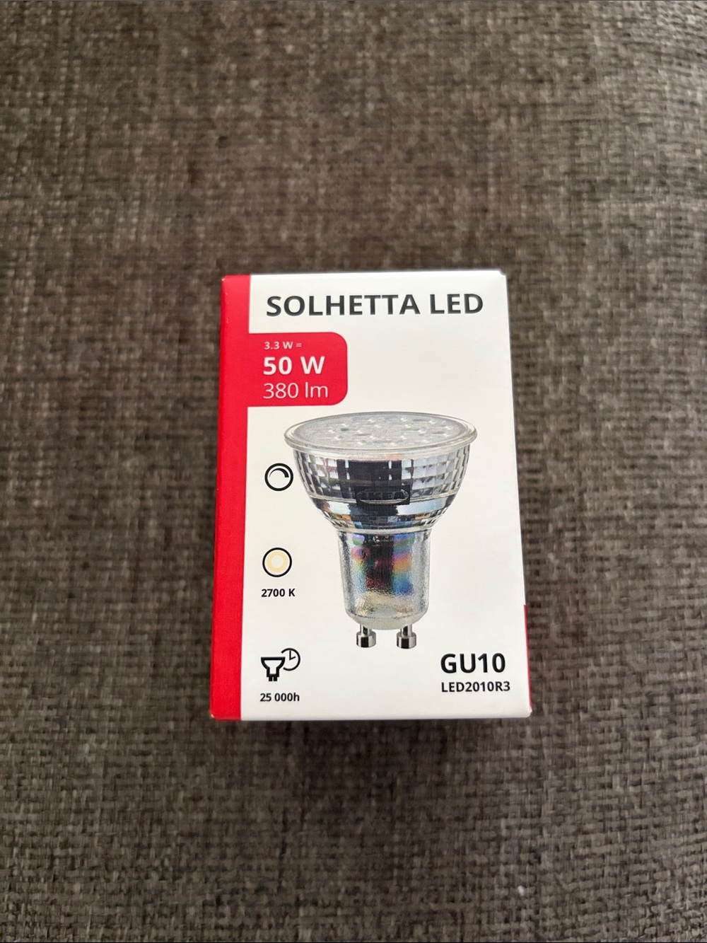 GU10 Solhetta LED Dimmable Bulb 50W